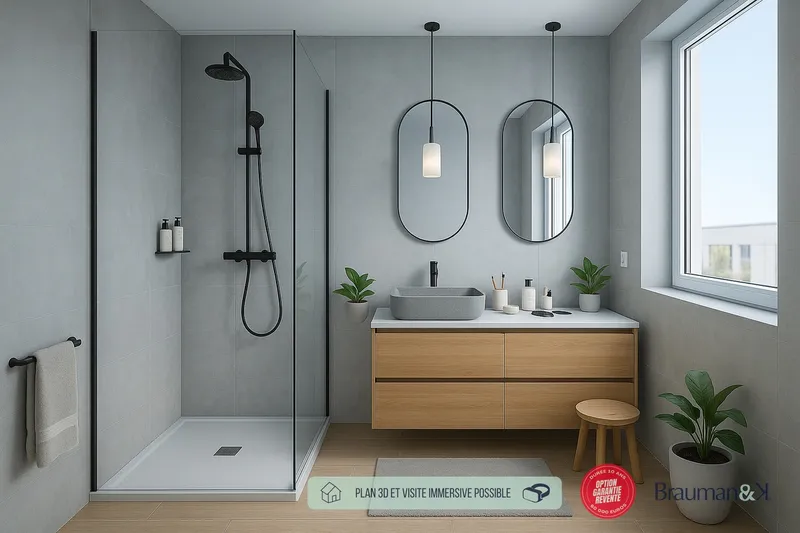 Appartement T2 de 40 m² avec jardin de 30 m² et parking - Photo 3