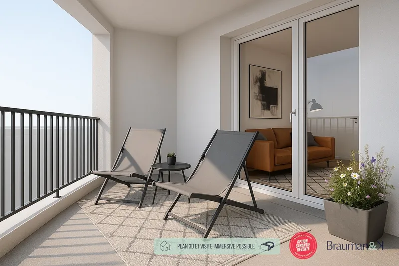 3 PIÈCES de 59m² + EXT(s) de 8m² + PKG(s) - Photo 5