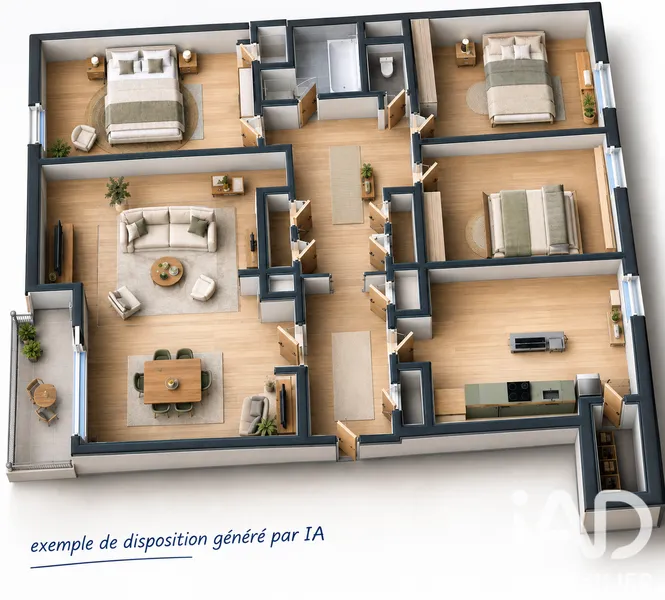 Vente Appartement 5 pièces - Photo 3