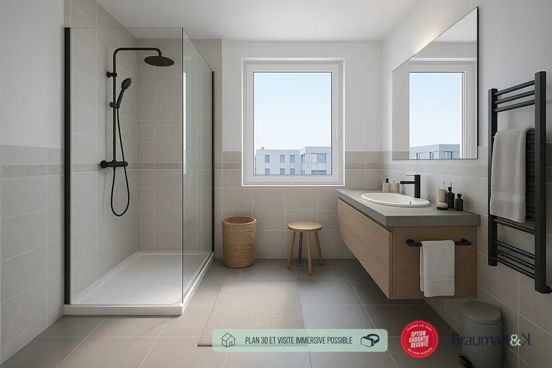 T3 neuf de 67 m² avec terrasse de 3 m² et parking - Photo 4