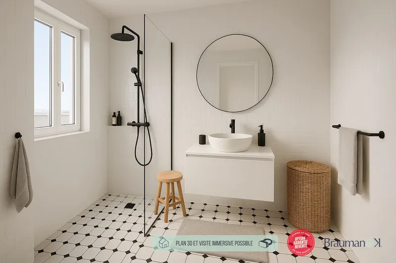 2 pièces de 38 m² avec terrasse de 12 m² et jardin de 16 m² et parking - Photo 3