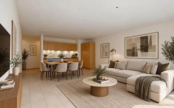 Sion : appartement de 3,5 pièces lumineux avec grand balcon - Photo 2