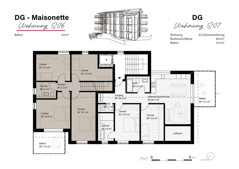 NEUBAU - gemütliche 5.5-Zi-Mais.-Whg. - Photo 4