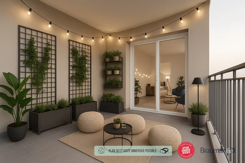 Appartement T3 de 67 m² avec terrasse de 8 m² et parking - Photo 5