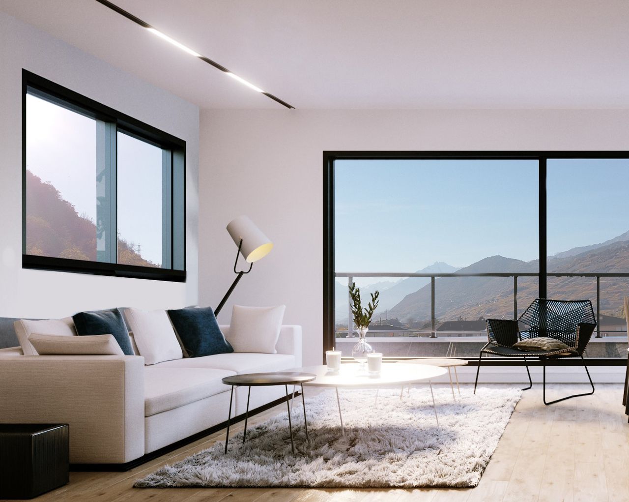 A VENDRE APPARTEMENT 4.5 PCES AVEC PELOUSE A CHIPPIS