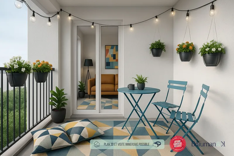Appartement Studio de 31 m² avec terrasse de 4 m² - Photo 3