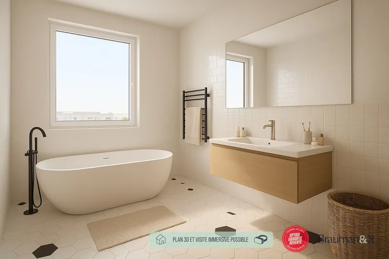Appartement T3 de 61 m² avec terrasse de 5 m² et parking - Photo 4