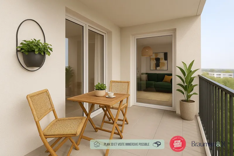 3 PIÈCES de 56m² + EXT(s) de 6m² + PKG(s) - Photo 5