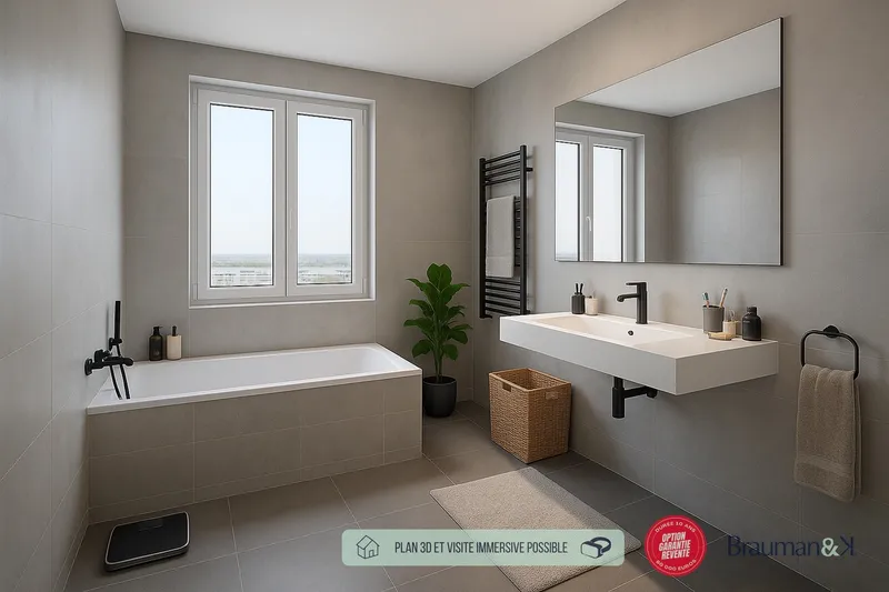 T4 neuf de 84 m² avec terrasse de 6 m² et parking - Photo 5