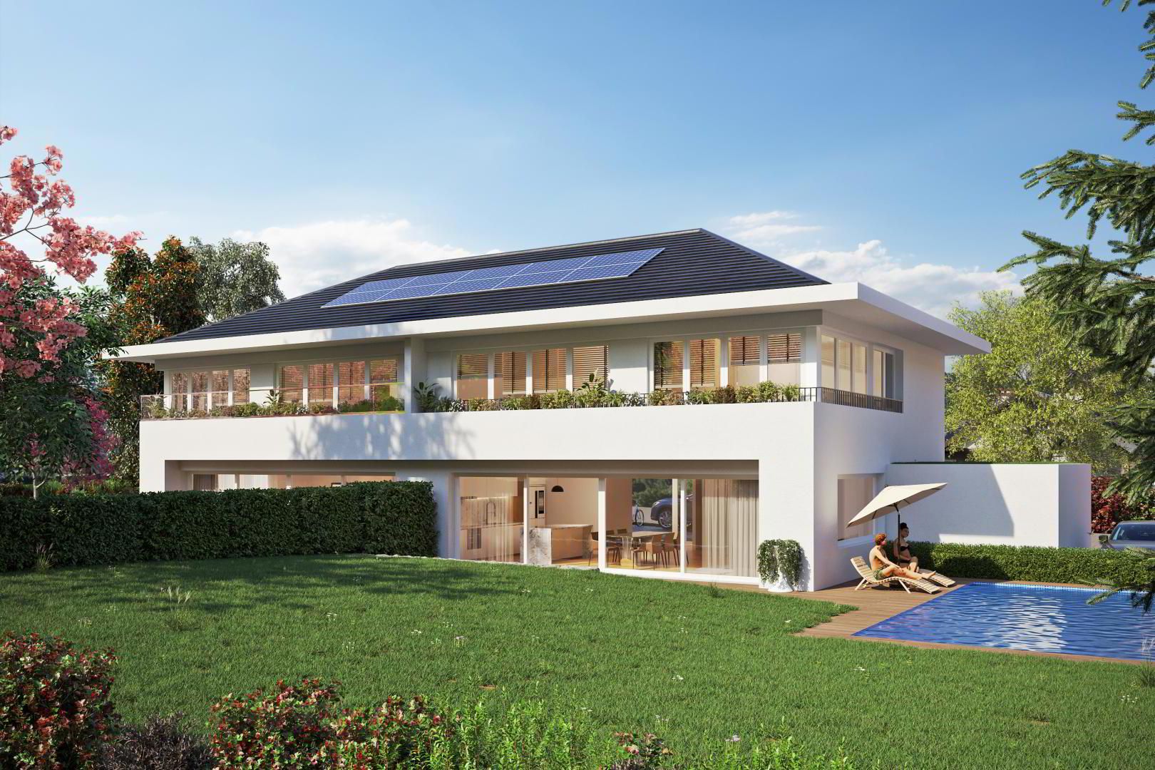 ELEGANTE VILLA MITOYENNE A FOUNEX - PLANS MODULABLES A VOTRE DEMANDE