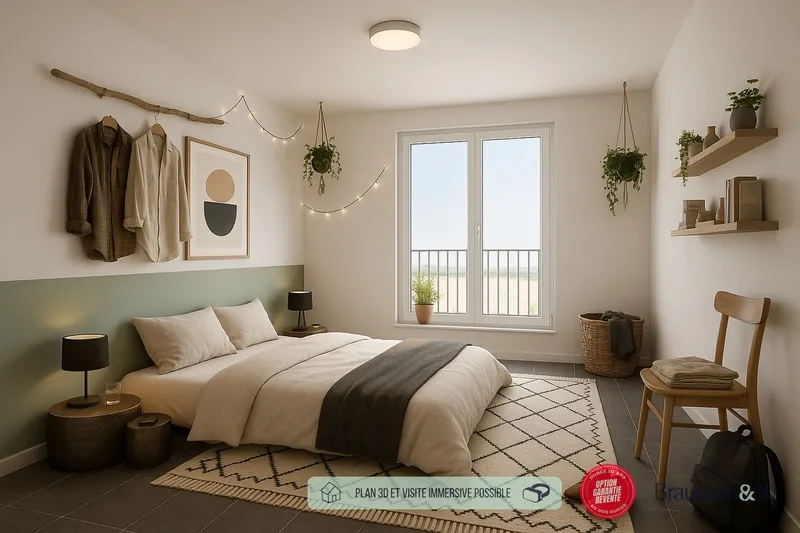 3 PIÈCES de 54m² + EXT(s) de 6m² + PKG(s) - Photo 2