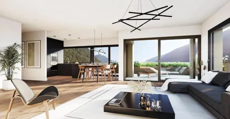 Appartement neuf de 3.5 pièces avec le plus grand jardin de la résiden - Photo 2