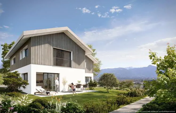 Vuadens - Magnifique villa jumelée neuve de 5,5 pièces avec vue ouest - Photo 3