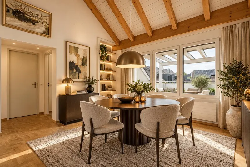 Ein Zuhause zum Verlieben – charmante Dachwohnung mit Sichtbalken - Photo 2
