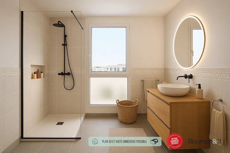 T3 neuf de 64 m² avec terrasse de 9 m² et parking - Photo 4