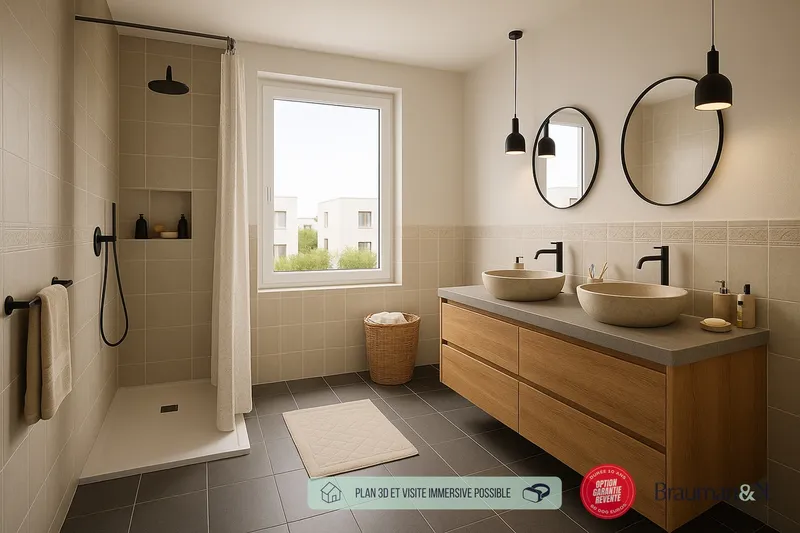 T4 neuf de 95 m² avec terrasse de 20 m² et jardin de 228 m² - Photo 5