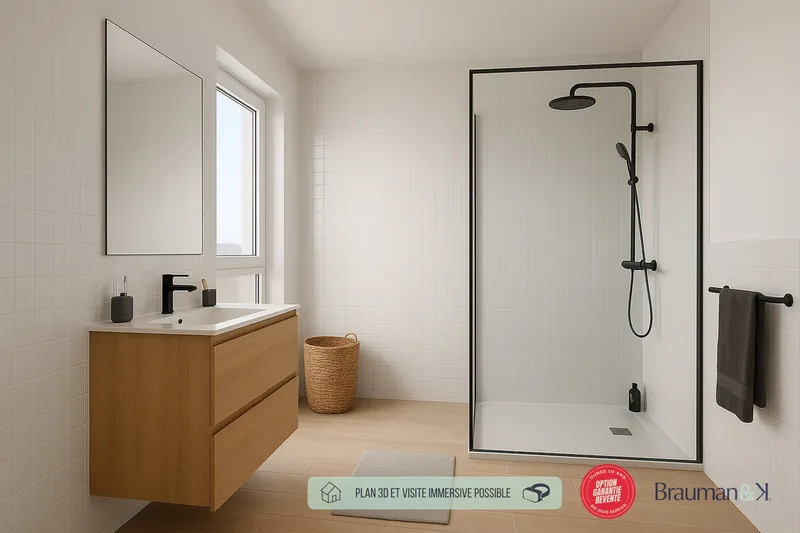 3 pièces de 63 m² avec terrasse de 12 m² - Photo 4
