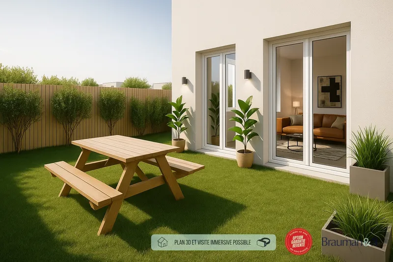 2 PIÈCES de 41m² + JARDIN de 15m² - Photo 4