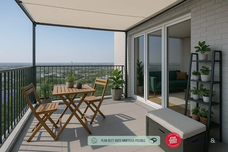 3 pièces de 58 m² avec terrasse de 12 m² et parking - Photo 5