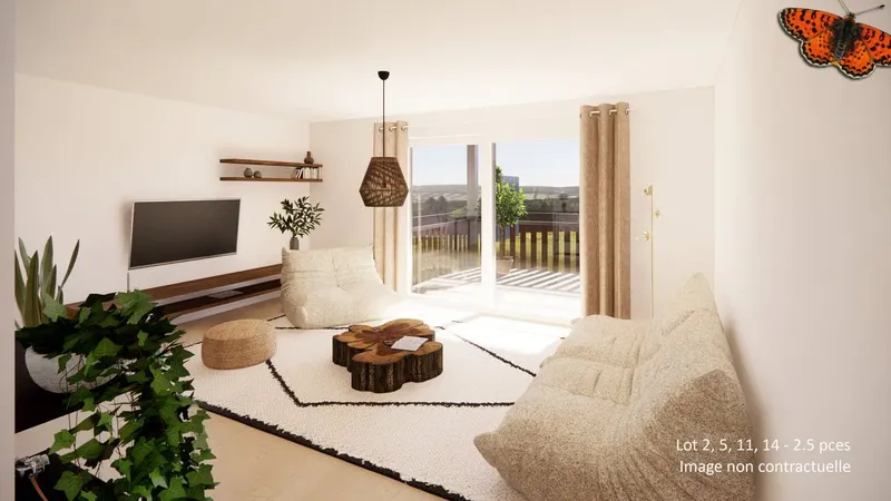 2½ pièces à Vaulruz avec balcon de 16 m² - Photo 5