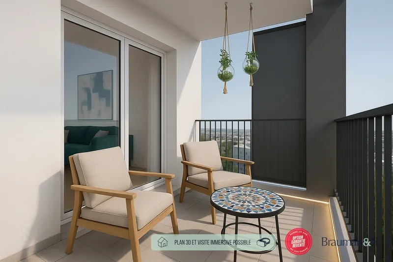 3 PIÈCES de 61m² + EXT(s) de 6m² + PKG(s) - Photo 5