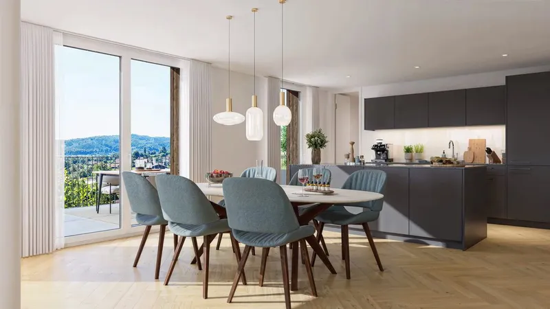 4.5-Zi.-Neubauwohnung mit Weitblick & 15 m² Balkon, Orpund - Photo 3