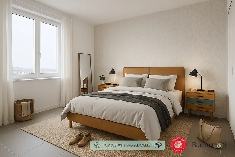 Appartement T4 de 84 m² avec parking - Photo 3