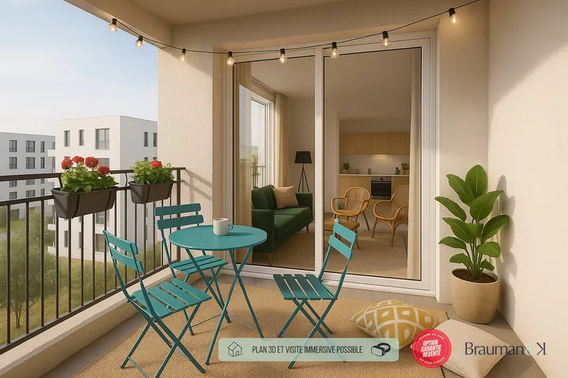 2 PIÈCES de 44m² + EXT(s) de 5m² - Photo 4