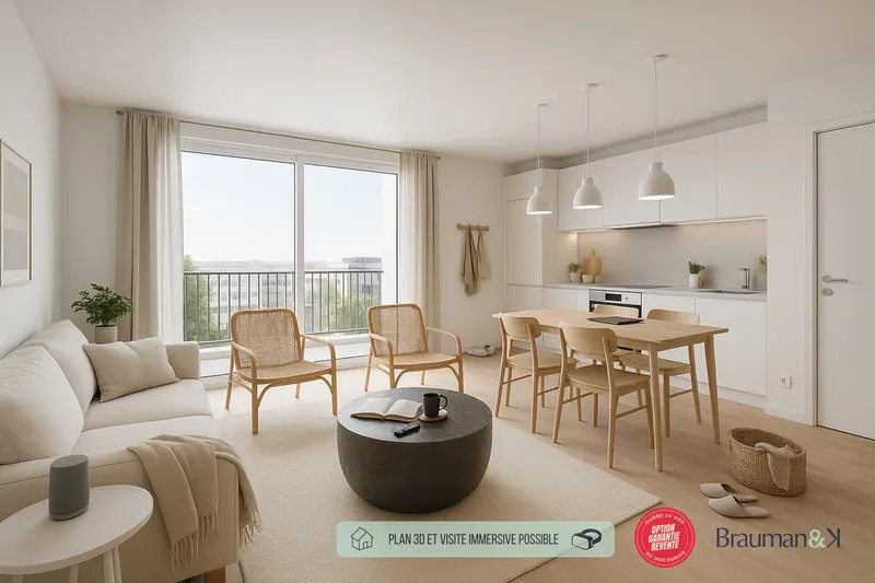 Appartement à vendre, 3 pièces, 60 m², Saint Nicolas