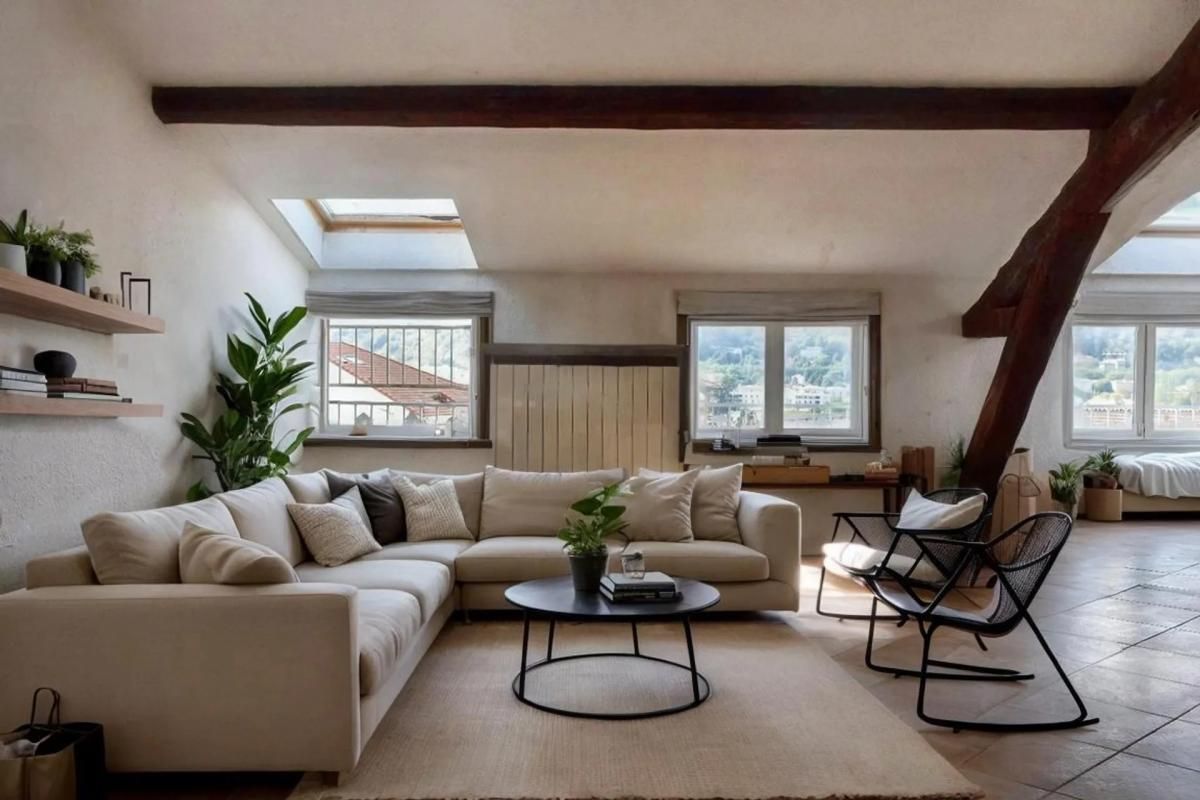 Charmant Appartement T4 de 113m² au sol - Dernier étage - Lumineux
