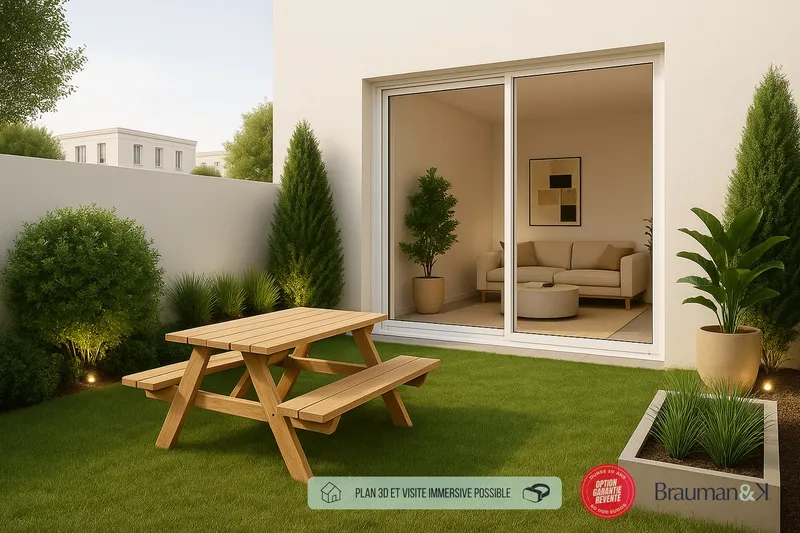 Appartement T3 de 73 m² avec jardin de 49 m² et parking - Photo 5