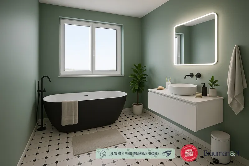 Appartement T3 de 68 m² avec jardin de 64 m² et parking - Photo 4