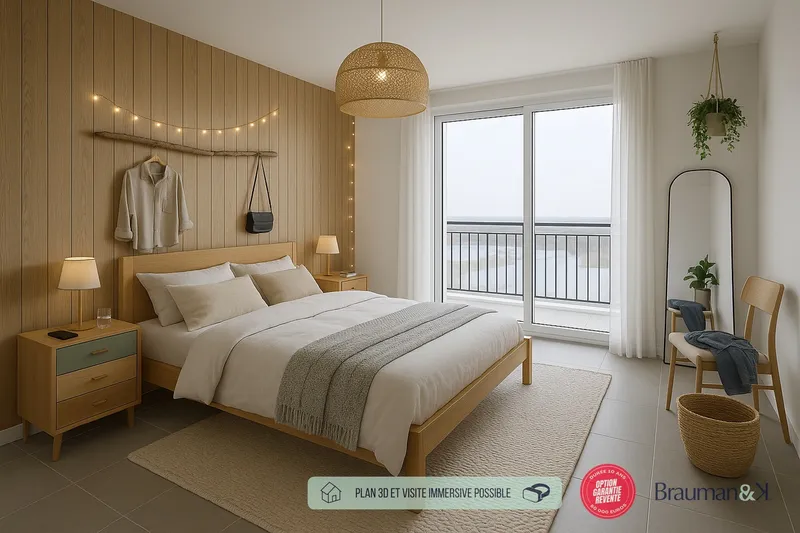 Appartement T3 de 74 m² avec terrasse de 36 m² et parking - Photo 2