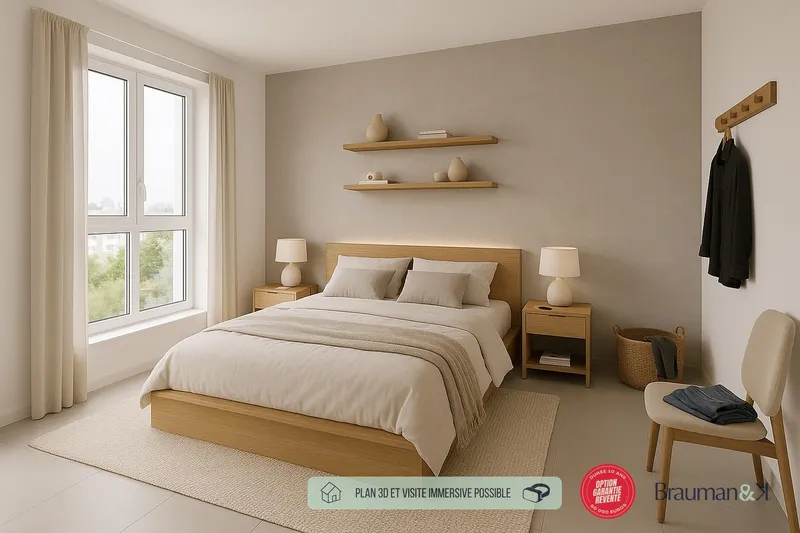 Appartement T3 de 54 m² avec parking - Photo 3