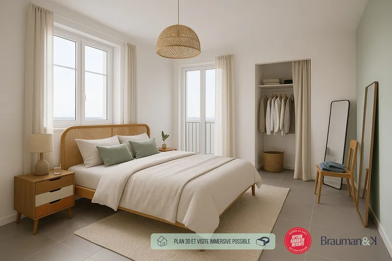 4 pièces de 82 m² avec 2 parkings - Photo 2