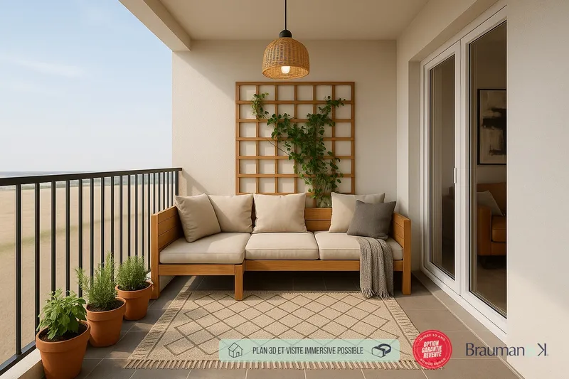 3 PIÈCES de 54m² + EXT(s) de 6m² + PKG(s) - Photo 5
