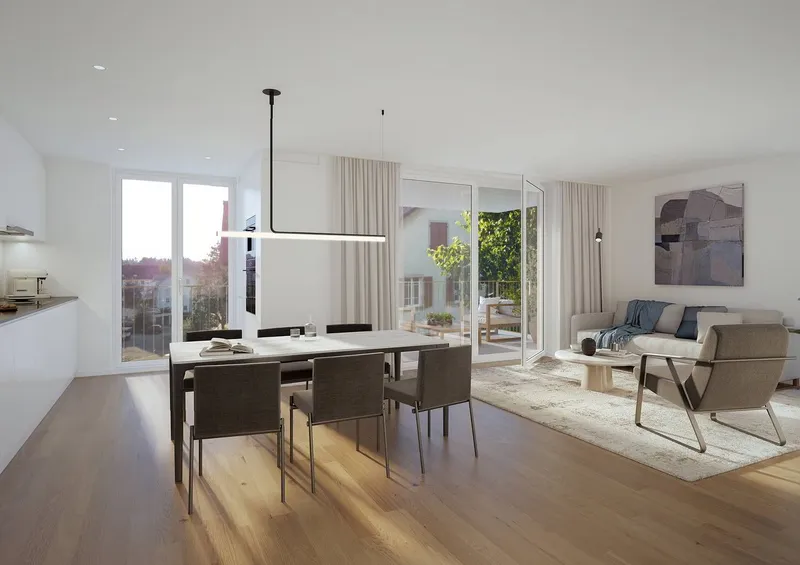 Modern wohnen in Weisslingen – attraktive 4.5-Zimmer-Neubauwohnung - Photo 2