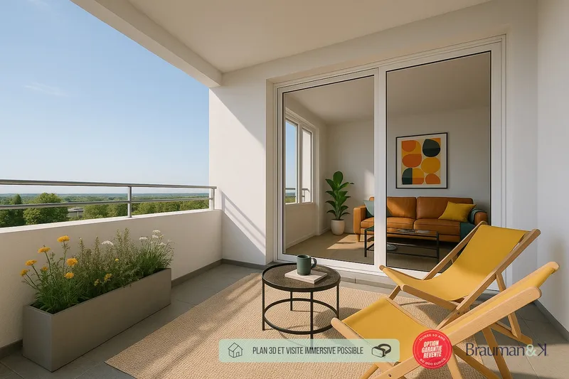 3 PIÈCES de 62m² + EXT(s) de 10m² + PKG(s) - Photo 5