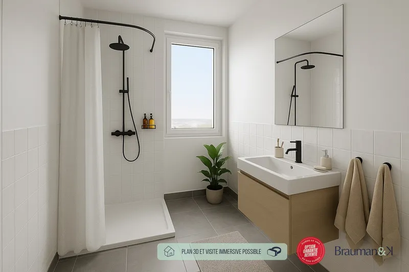 Studio neuf de 24 m² avec terrasse de 6 m² et parking - Photo 2