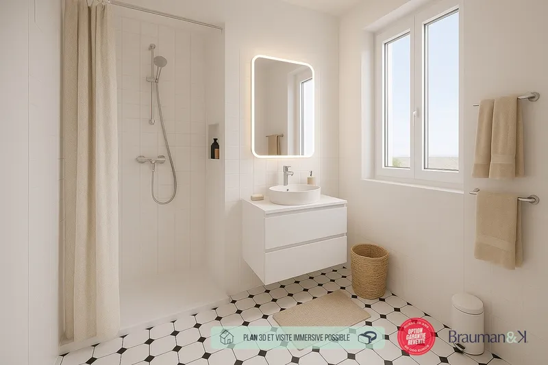 3 PIÈCES de 56m² offrant 105m² de surface privative - Photo 4