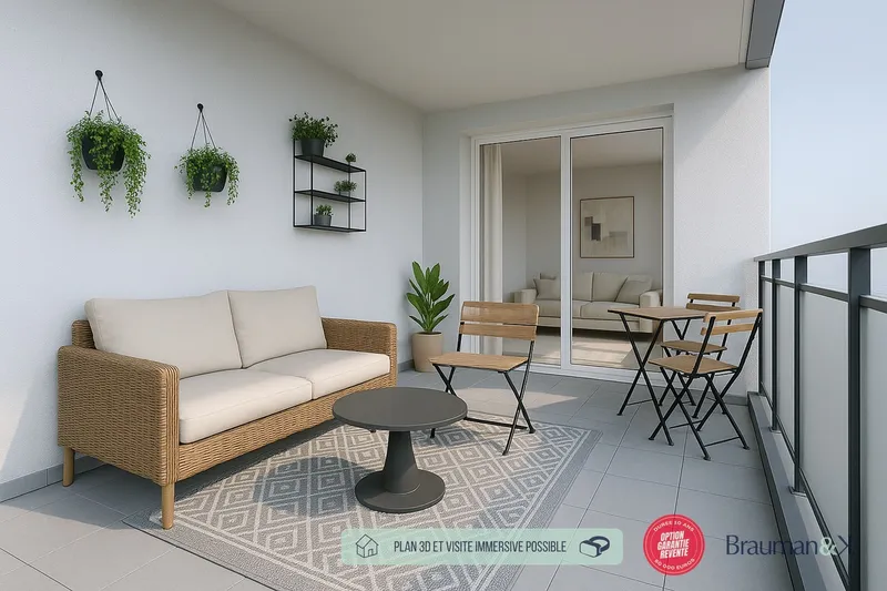 3 PIÈCES de 58m² + EXT(s) de 4m² + PKG(s) - Photo 5