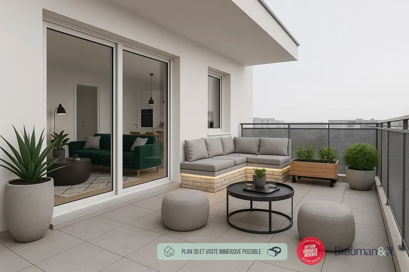 2 PIÈCES de 46m² + EXT(s) de 18m² + PKG(s) - Photo 4