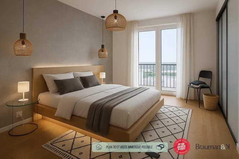 T4 neuf de 84 m² avec terrasse de 6 m² et parking - Photo 3