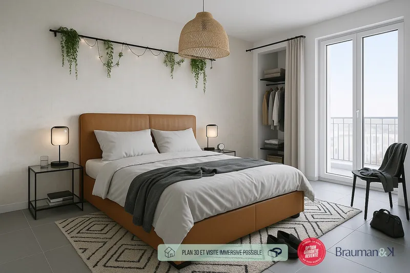Appartement T5 de 104 m² avec terrasse de 31 m² et parking - Photo 3