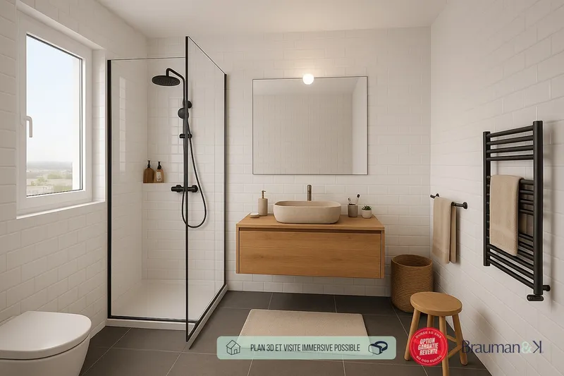 Appartement T4 de 87 m² avec terrasse de 23 m² et parking - Photo 5