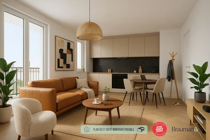 Appartement à vendre, 3 pièces, 64 m², Mittelschaeffolsheim