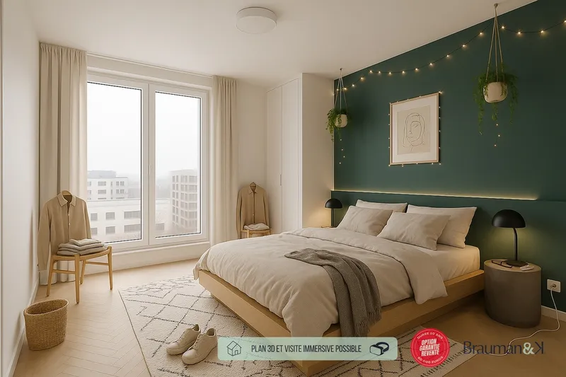 T2 neuf de 40 m² avec terrasse de 6 m² et parking - Photo 2