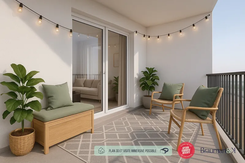 2 PIÈCES de 47m² + EXT(s) de 4m² + PKG(s) - Photo 4