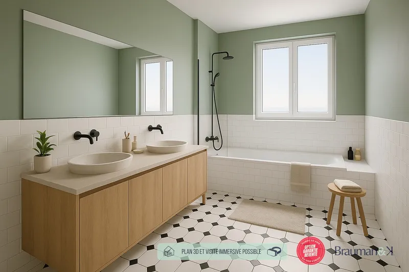 1 pièces de 61 m² avec jardin de 24 m² - Photo 2