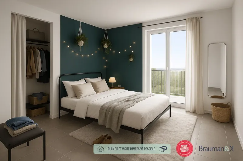4 pièces de 81 m² avec jardin de 65 m² et parking - Photo 2